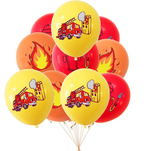 Набор воздушный шариков Пожарники-2 10шт