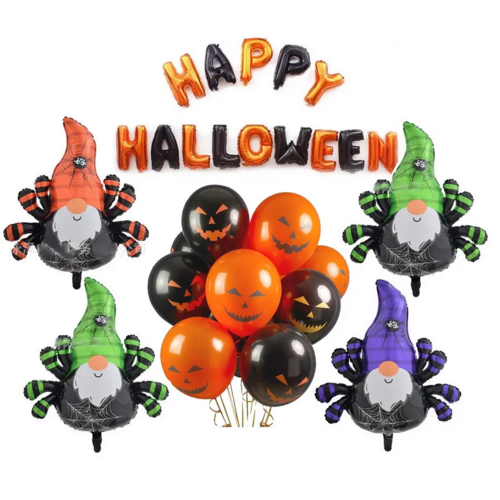 Набор на Хэллоуин воздушных шаров Привидение 15 шт