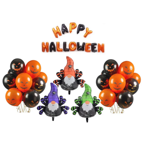 Card Набор на Хэллоуин воздушных шаров Привидение 24 шт