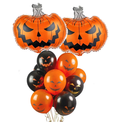 Набор воздушных шаров Хэллоуин вечеринка Летучая мышь 12шт