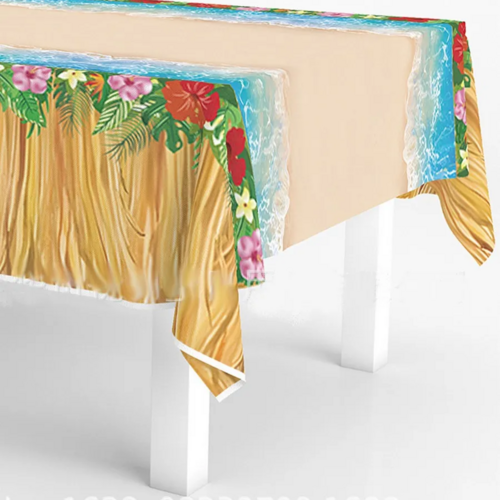 Скатерть Гавайская вечеринка Море пляж 274х137 см
