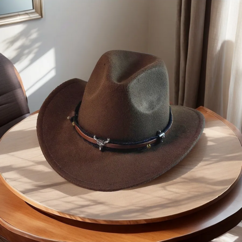 Ковбойская шляпа Camel коричневая