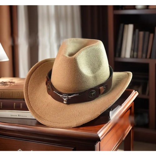 Ковбойская шляпа Техас бежевая