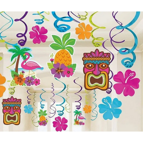 Декорации Тотем Алоха Фламинго 30 шт
