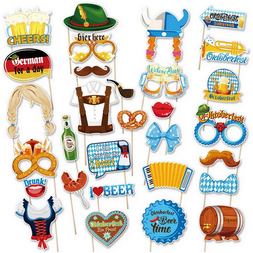 Набор фотобутафории на праздник Октоберфест 30шт