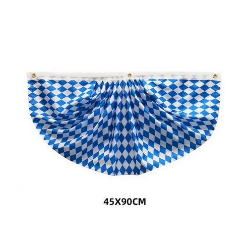 Декор веерный полукруглый фестиваль Октоберфест 90смх45