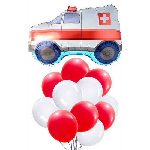 Воздушные шарики Доктор Скорая 11шт